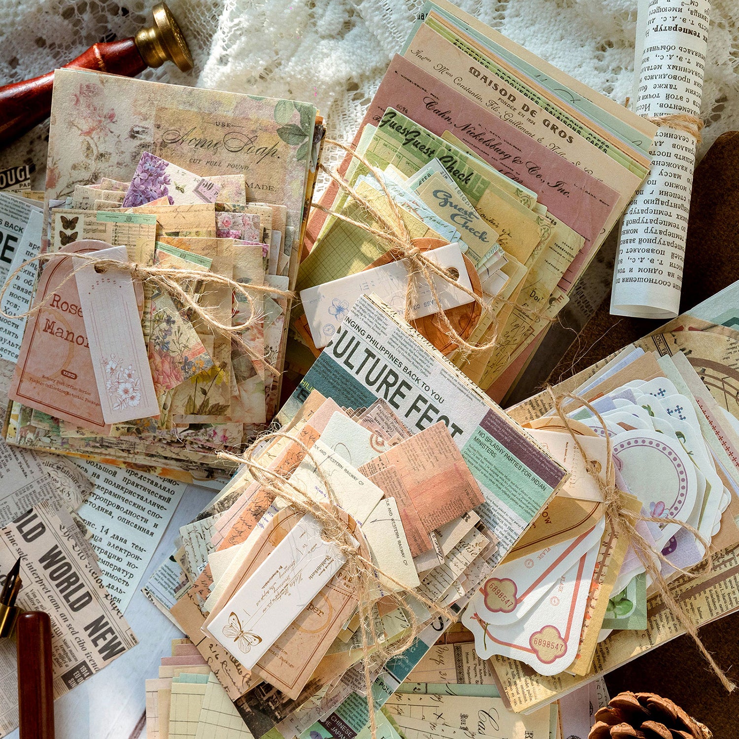 The Memory Delivery Scrapbooking Paper