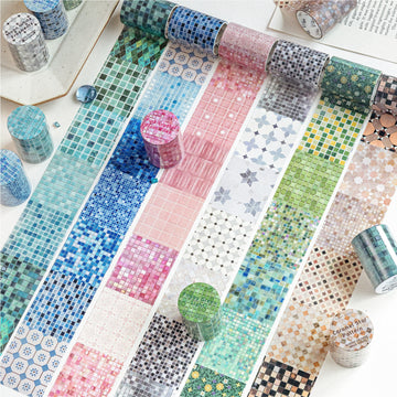 Glazed Colorful Tiles Washi Tape