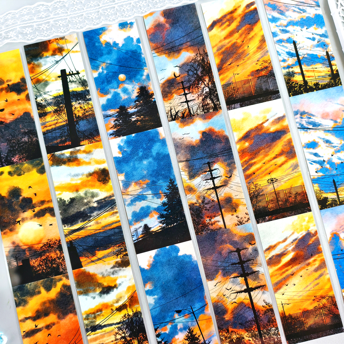 【BOBOYU】Sunset Glow Landscaping Tape