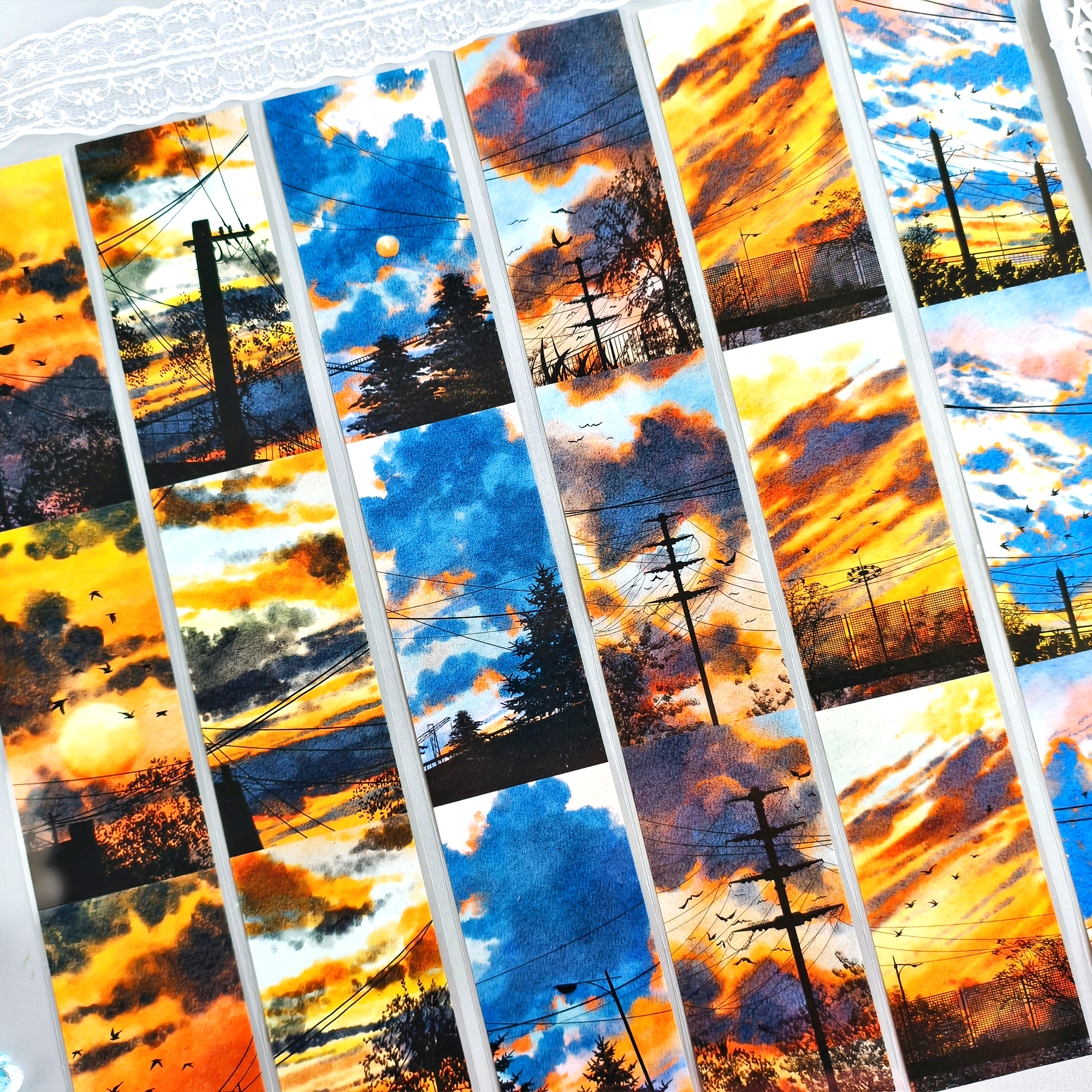 【BOBOYU】Sunset Glow Landscaping Tape