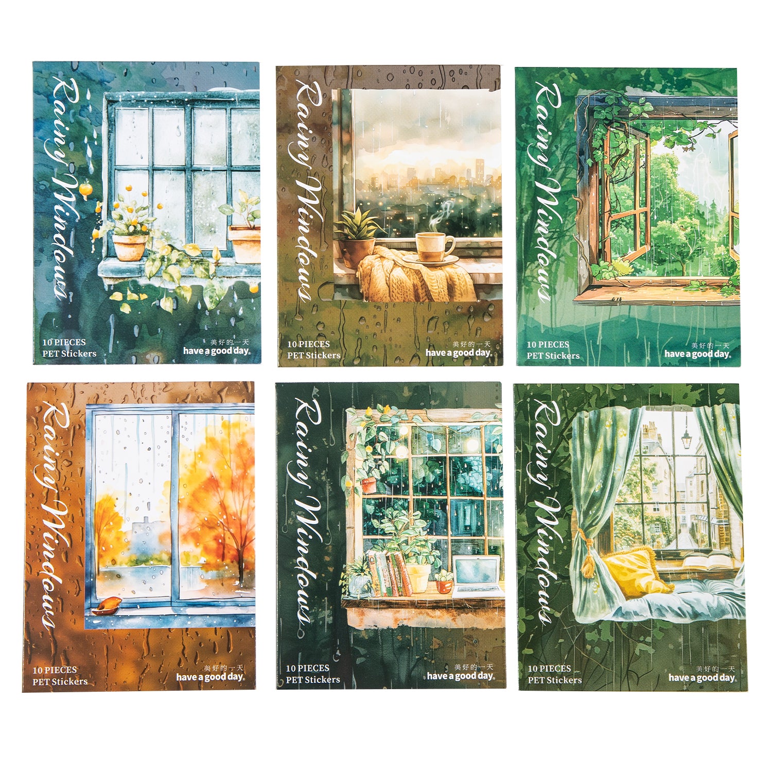 Raing Window PET Sticker