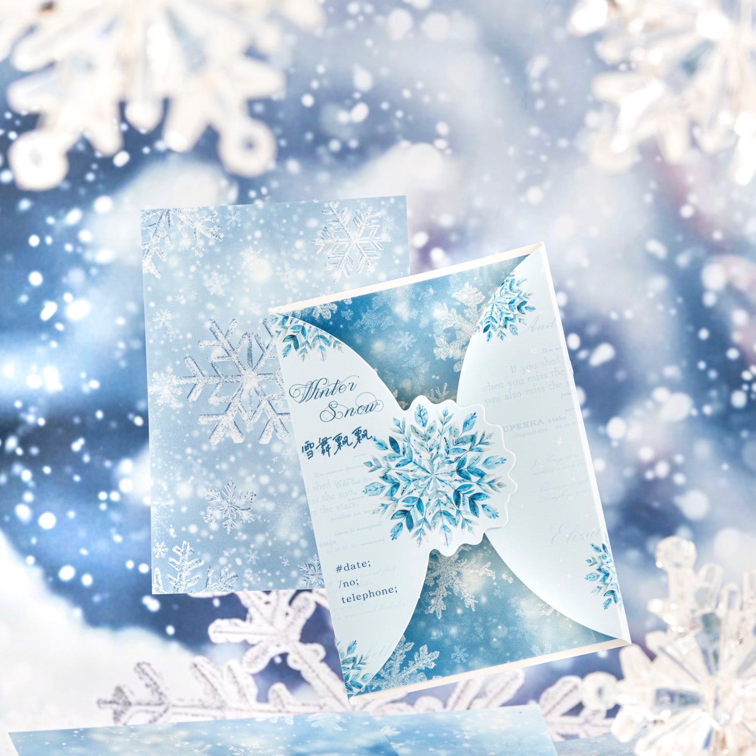 A Snow in Winter PET Sticker