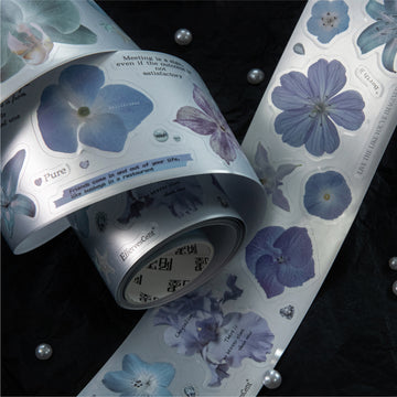 Flower meaning to be continued PET Tape