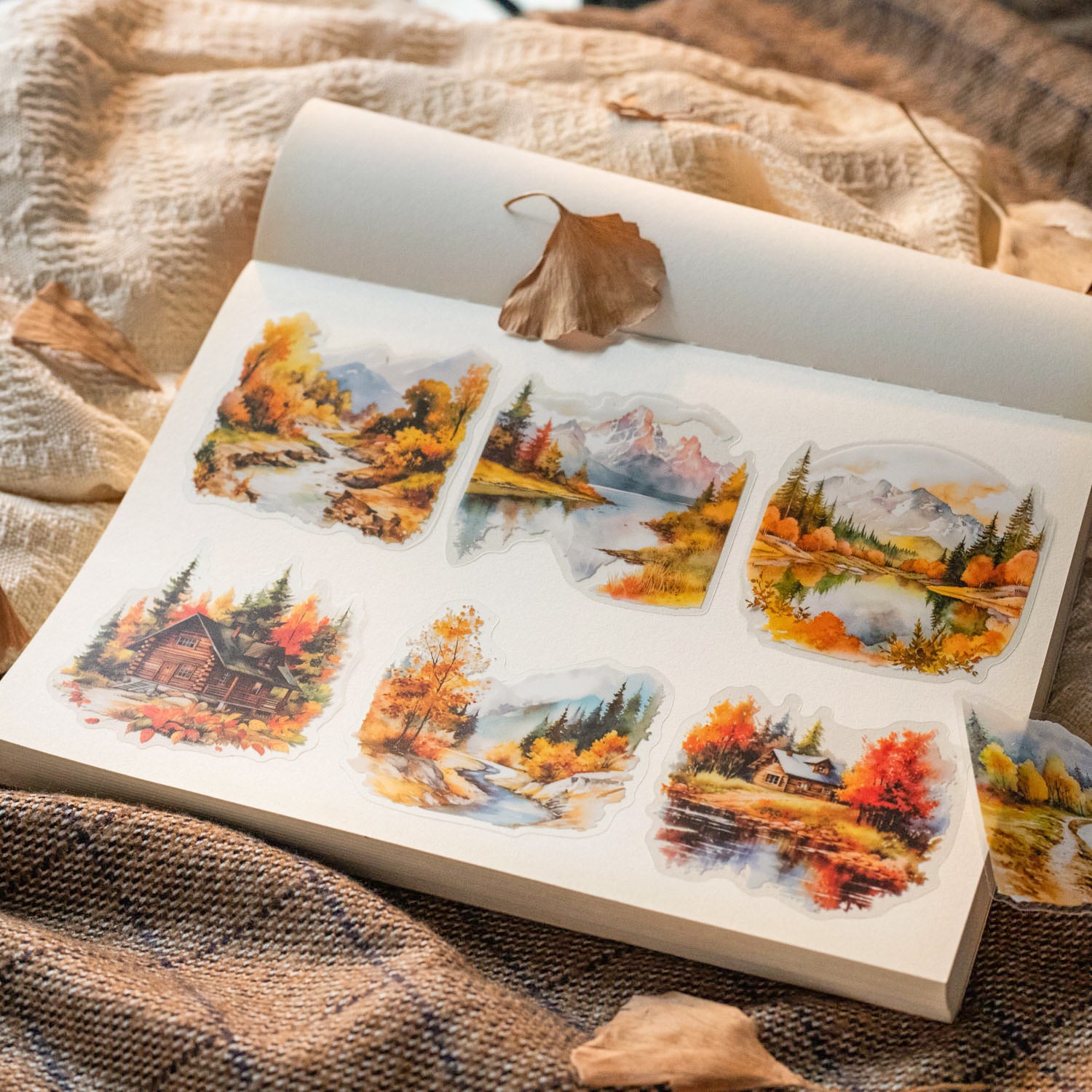 Autumn landscape PET Sticker