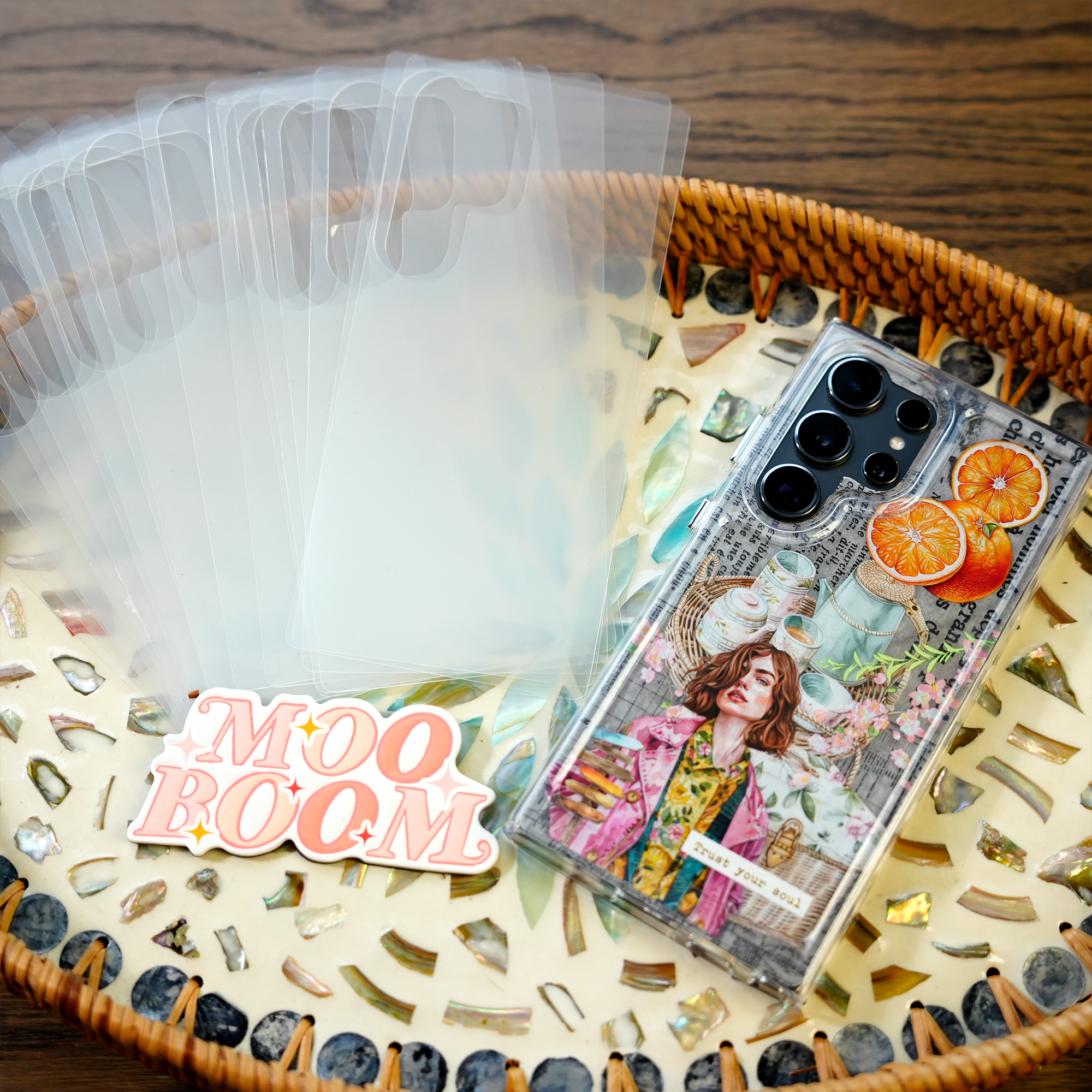 DIY Samsung PhoneCase & Backcard Set