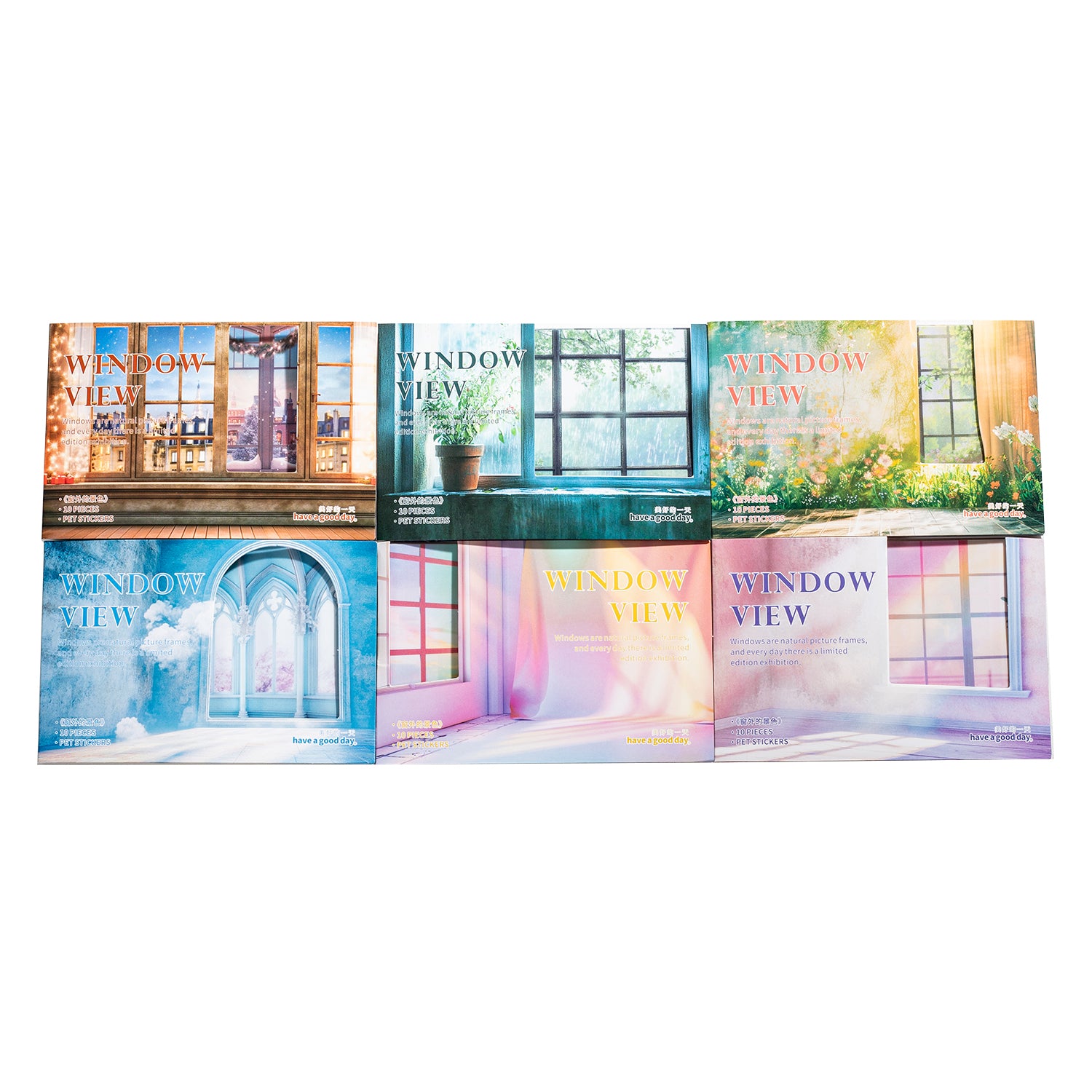 Window View PET Sticker