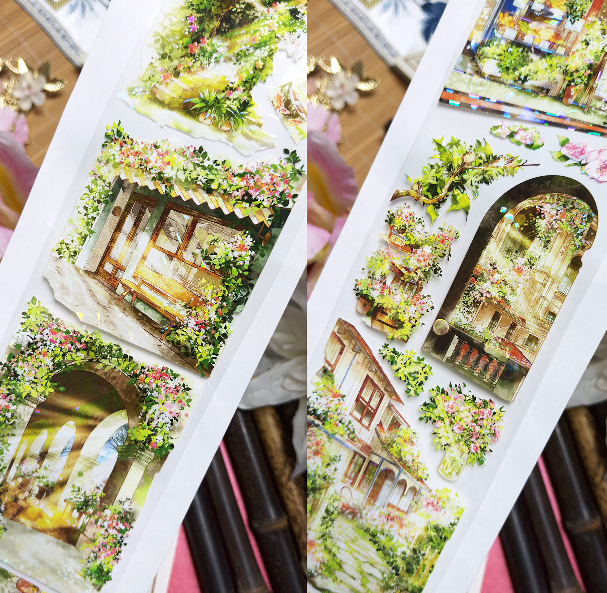 【BOBOYU】Sunny Greenhouse Landscaping Tape