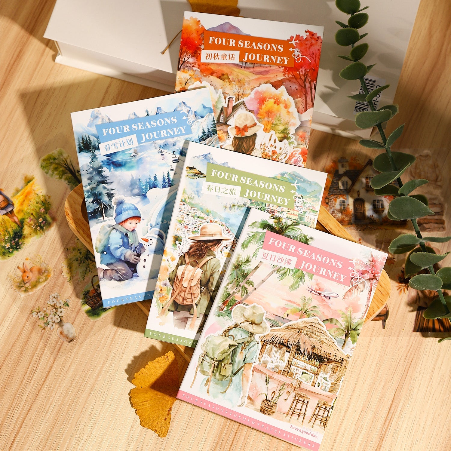 Four Seasons Travel Pre-cut Sticker Book