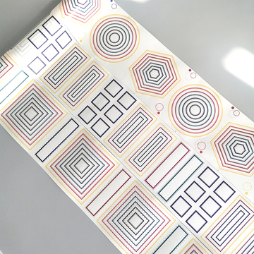 Basic Border Pre-cut Washi Tape