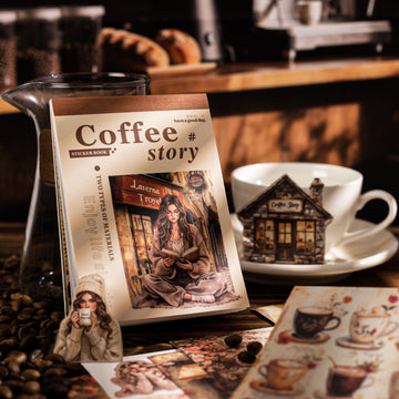 The Story of the Coffee Shop Sticker Book