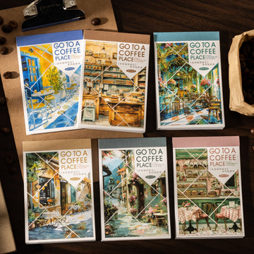 Go To a Coffee Place Sticker Book