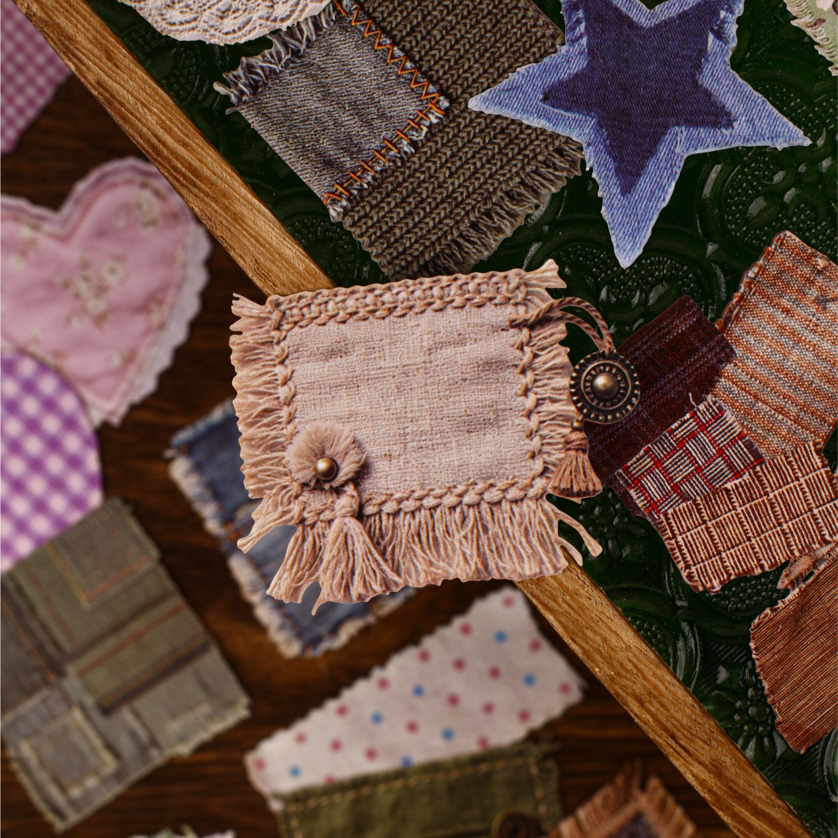 Weaving Old Letters Series Stickers