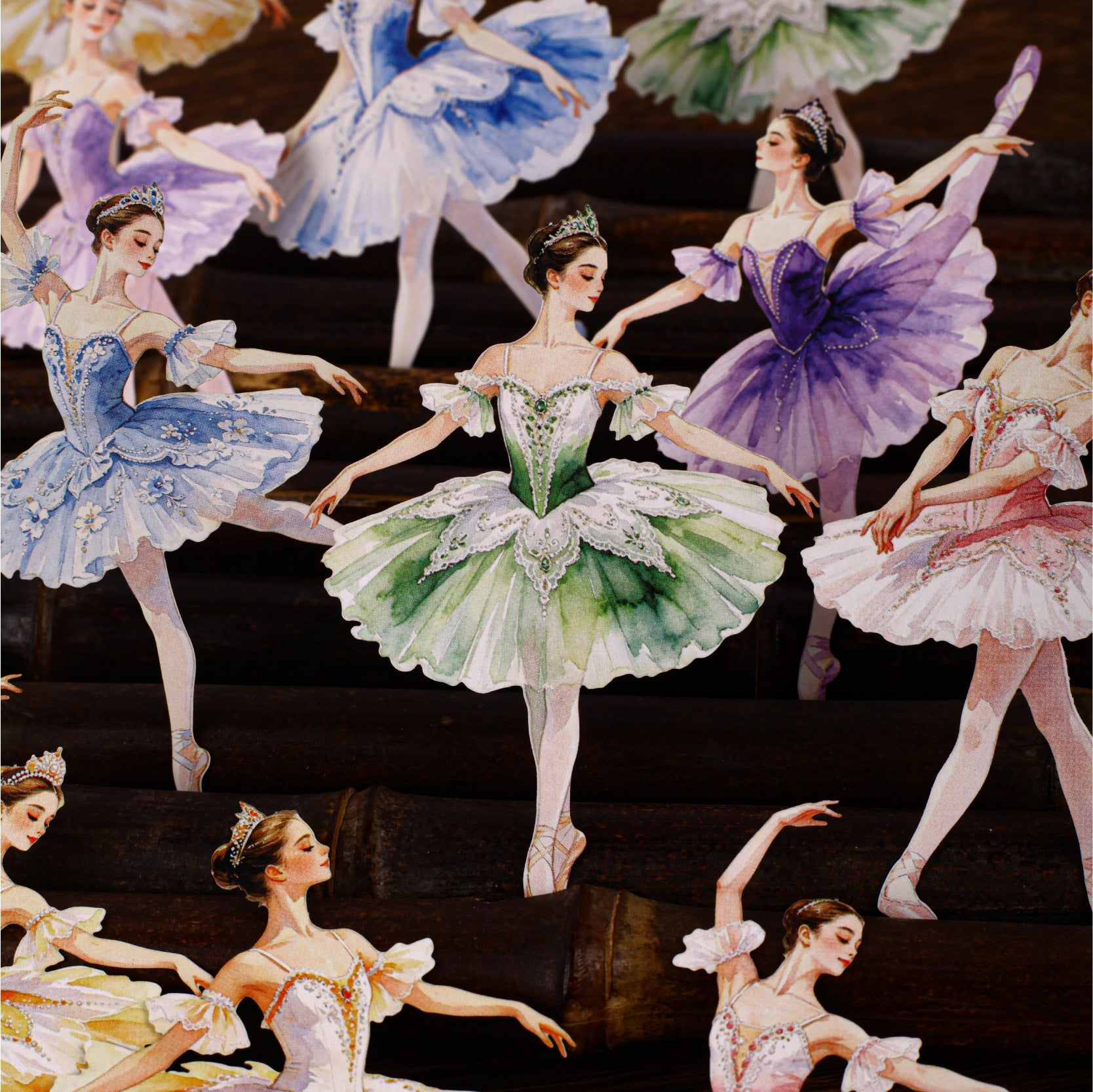 Ballet Girl Paper Sticker