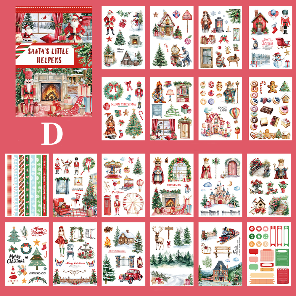 Holiday Pre-cut Sticker Book