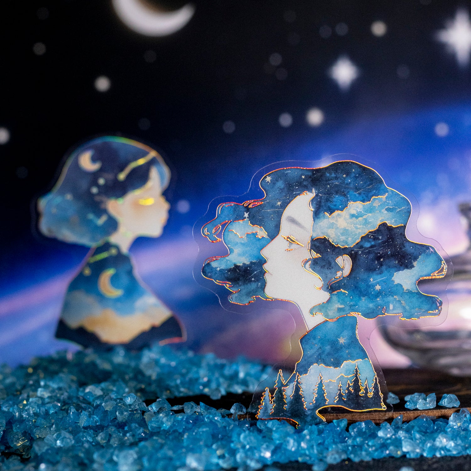 Glimmer of a Dream Starry Sky Theme PET Sticker