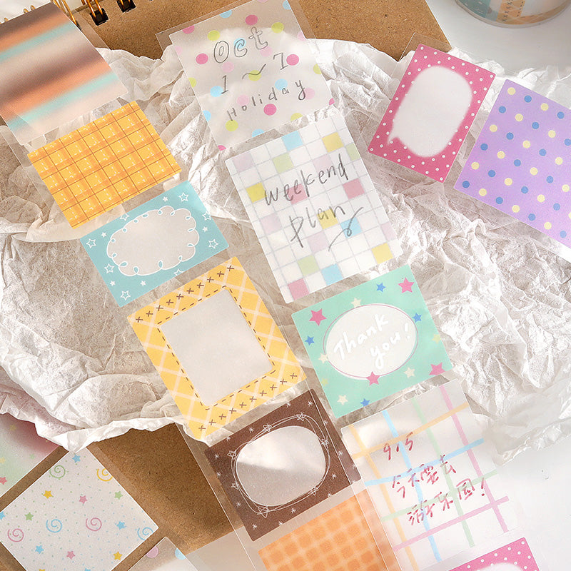 Cute Polka Dots Pre-cut Vellum Tape