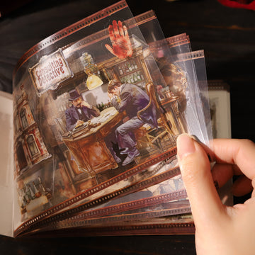 European Theatre PET Sticker Book for journaling and scrapbooking