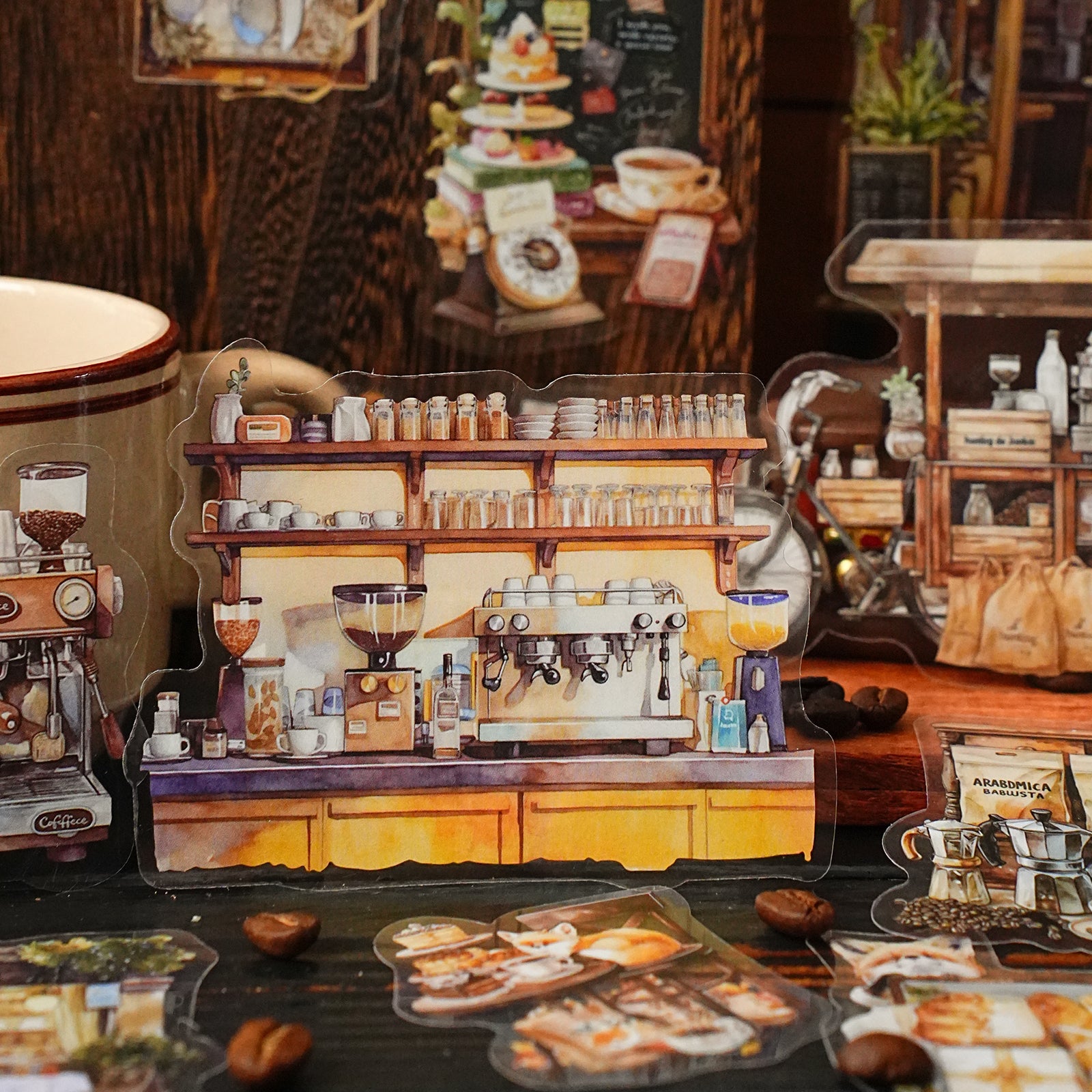 Leisure and fun series PET Sticker