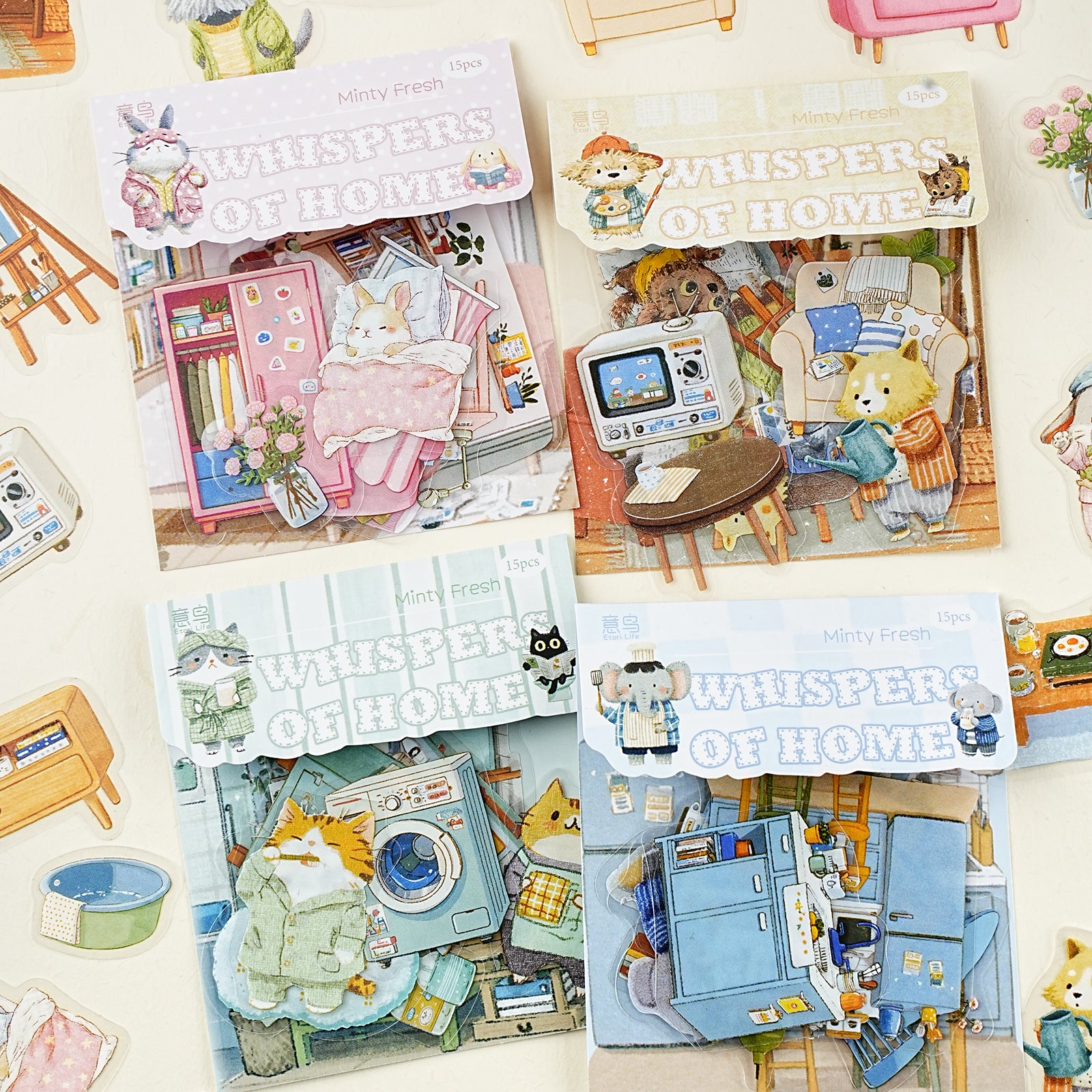 Whispers of the Home Sticker for journaling and scrapbooking