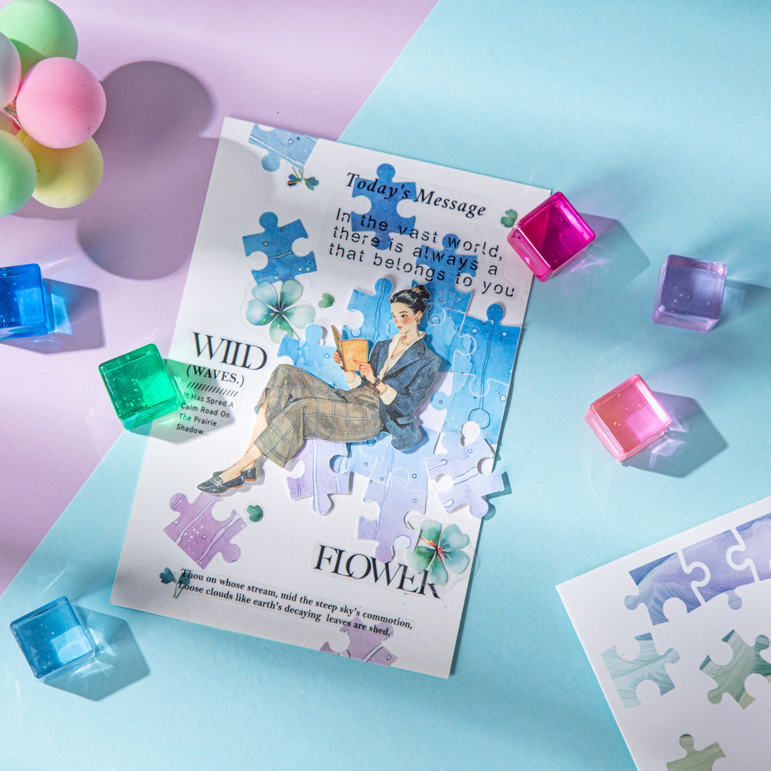 The Fun of Piecing Together Washi Sticker