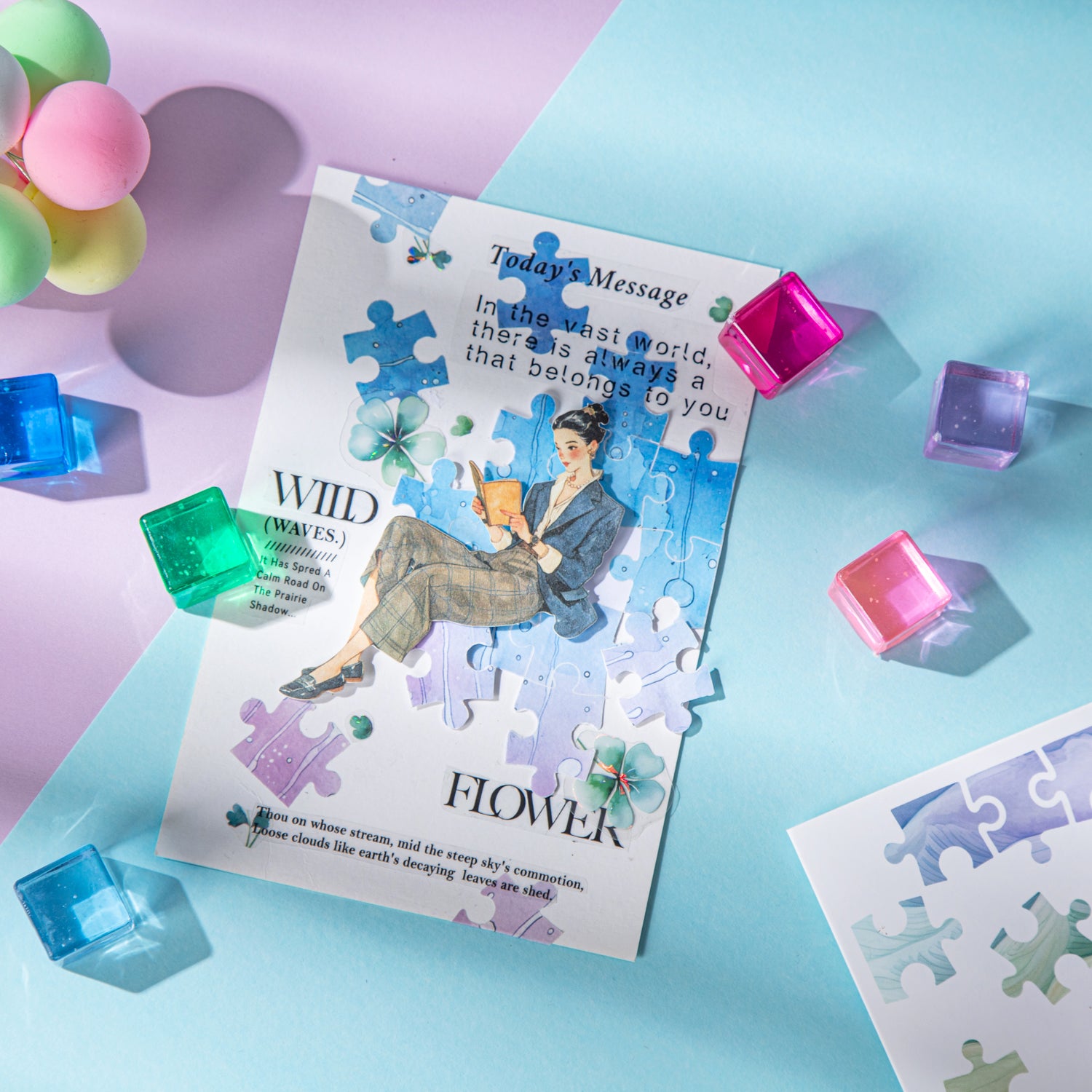 The Fun of Piecing Together Washi Sticker