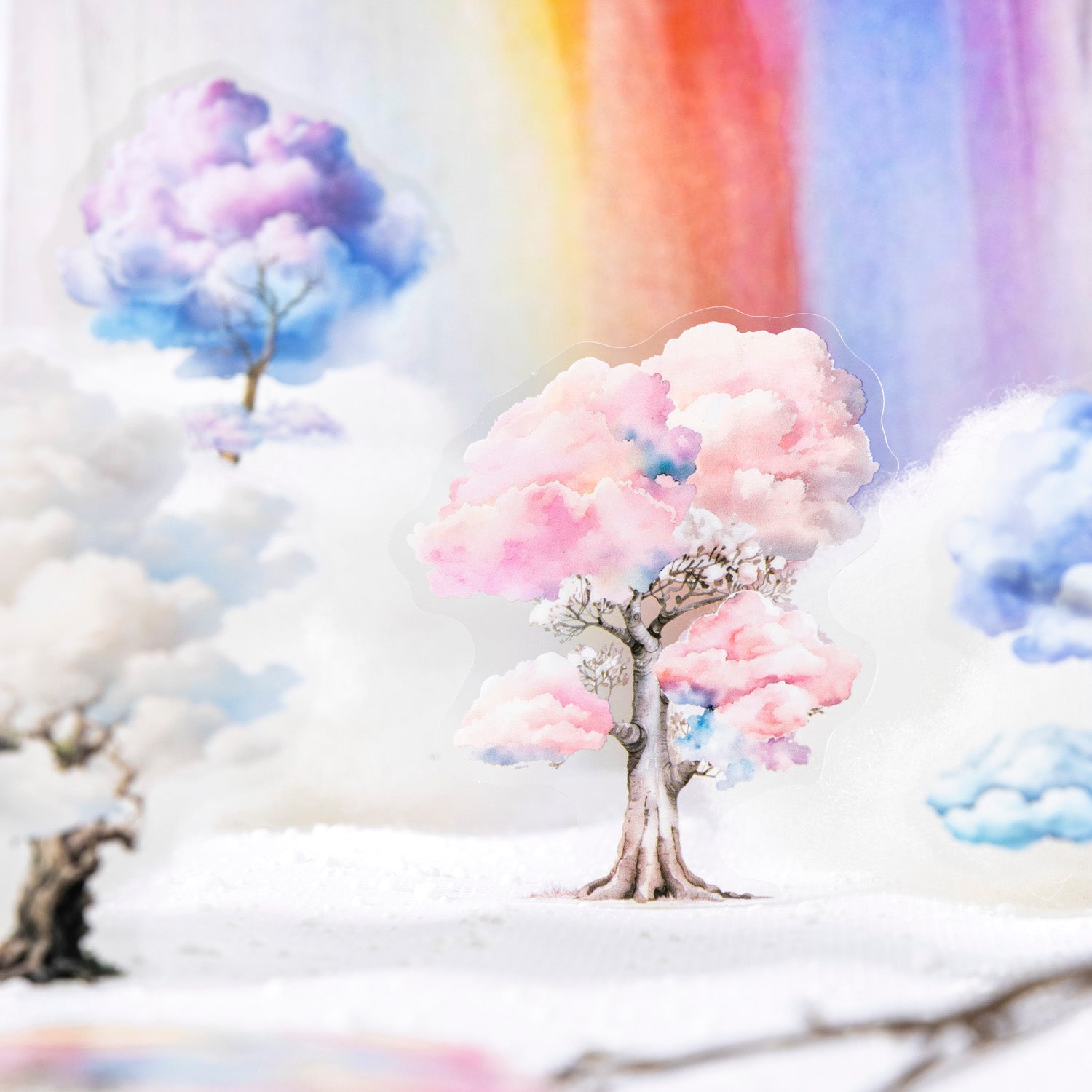 Cloud Around The Tree Dream PET Sticker