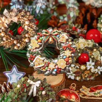 Christmas Wreath Paper Sticker