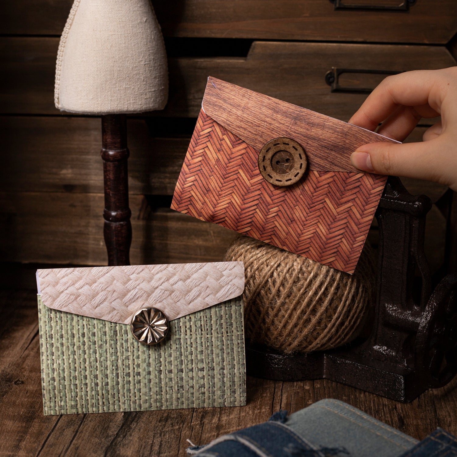 Hand-knitting artisan Washi Sticker