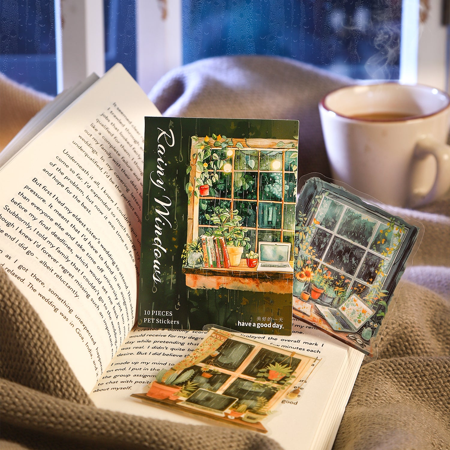 Raing Window PET Sticker