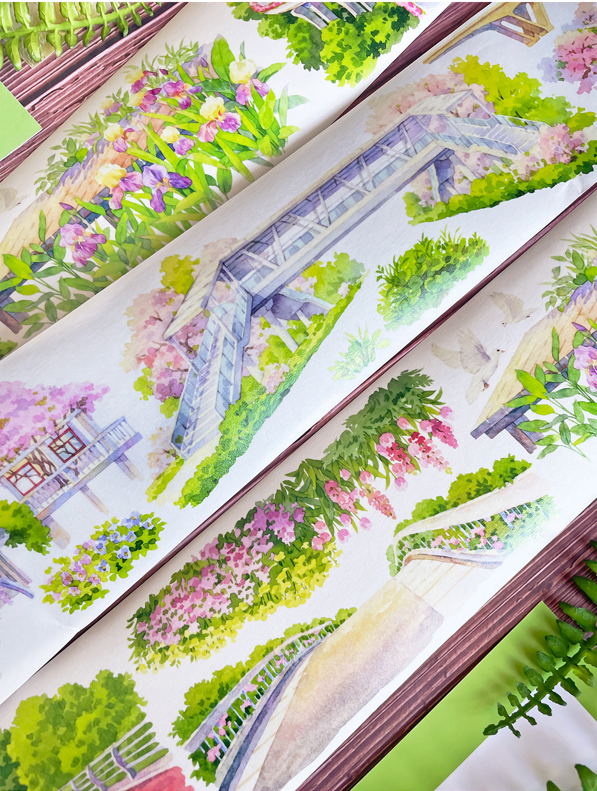 【NEW Studio】Blooming Corridor Landscaping Tape