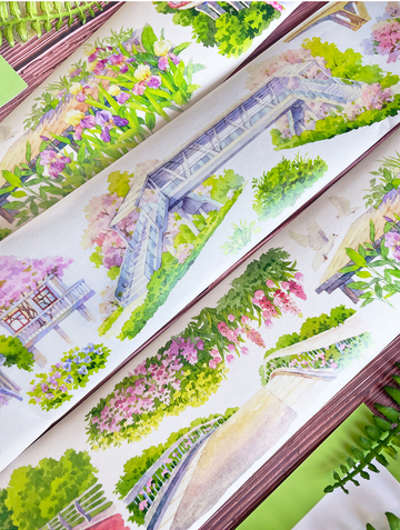 【NEW Studio】Blooming Corridor Landscaping Tape