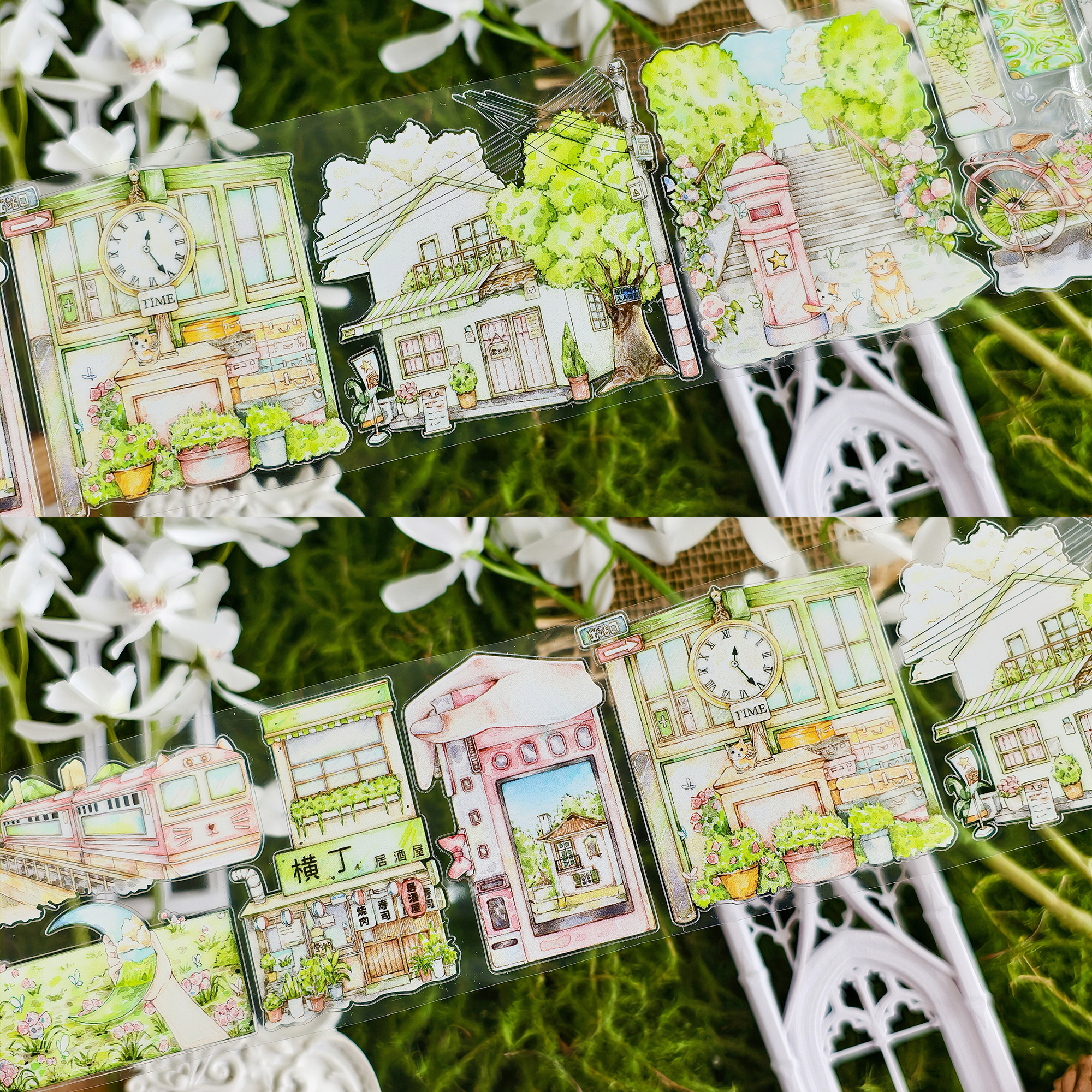 【BOBOYU】Spring Meadow's Fragrance Landscaping Tape