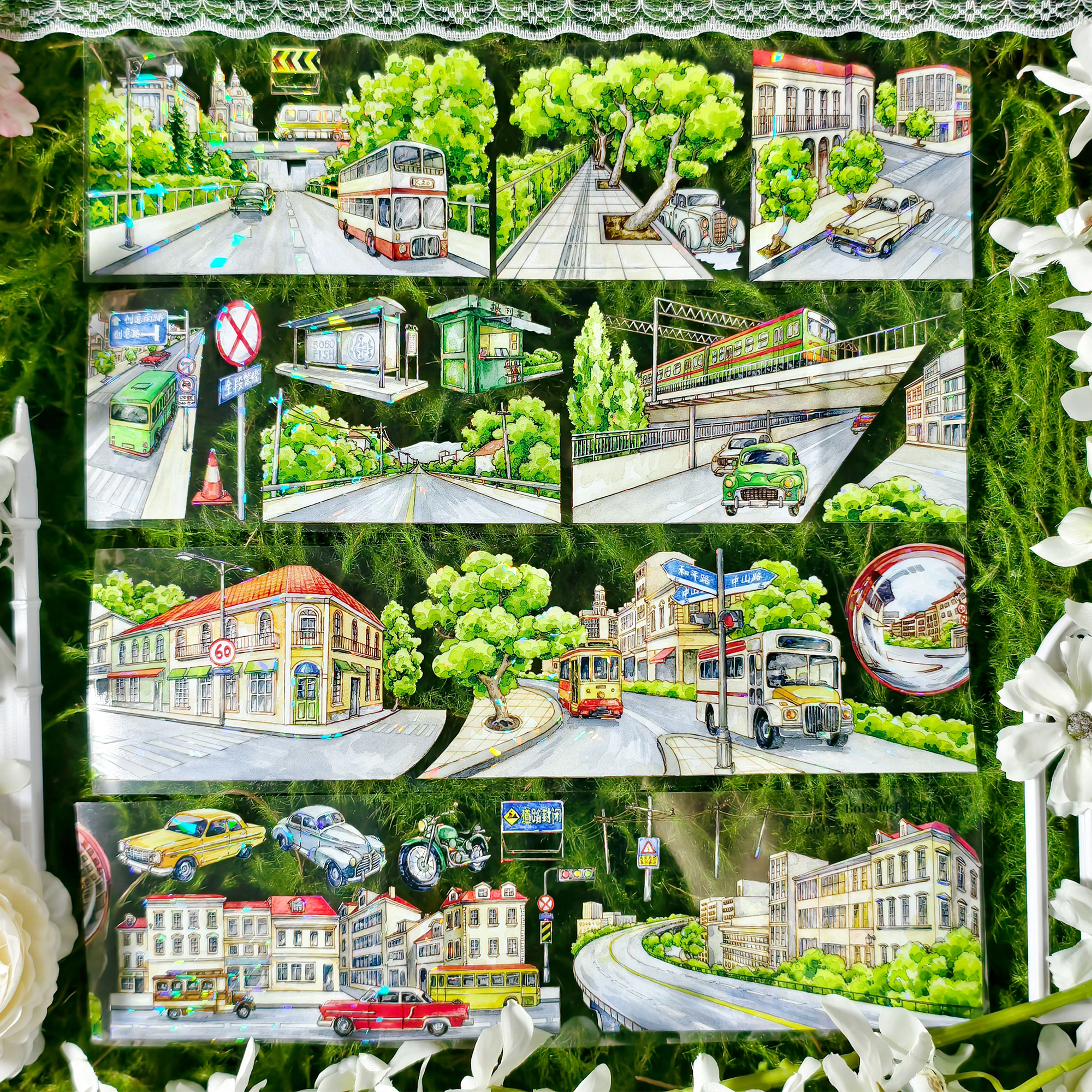 【BOBOYU】Route 66 Landscaping Tape