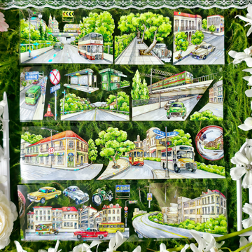 【BOBOYU】Route 66 Landscaping Tape