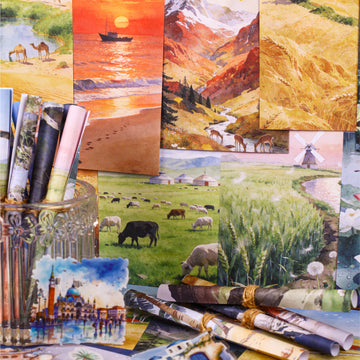 Mountain Trek Scrapbooking Paper decorative tape for journaling and scrapbooking