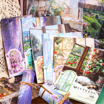 Outside the Window Background Sticker