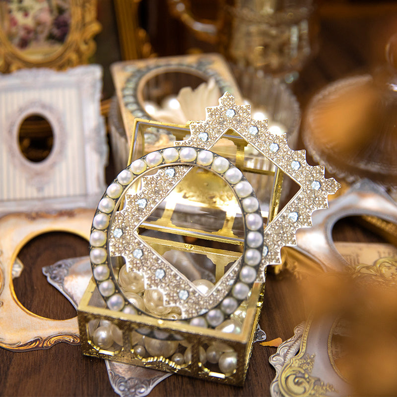 Classical Romantic Border Scrapbook Paper