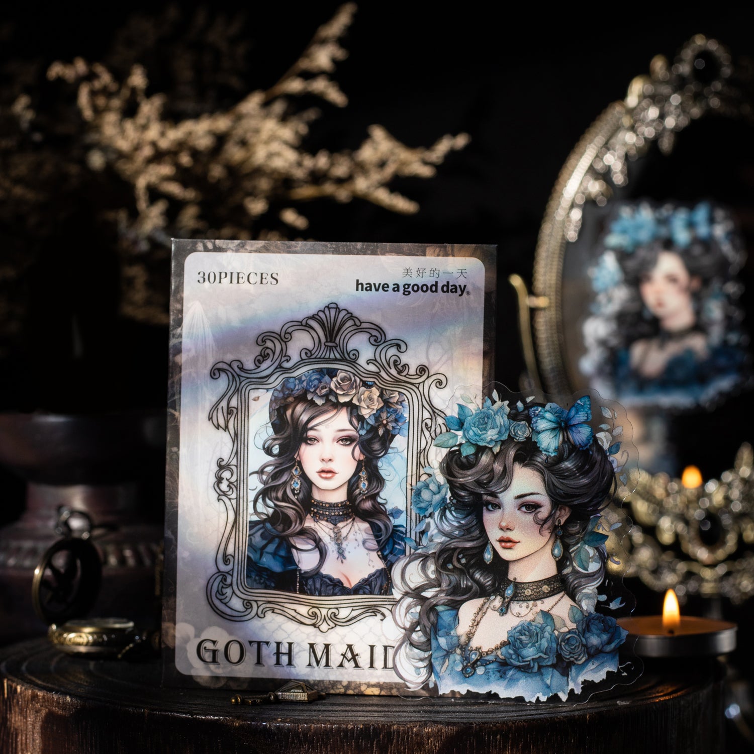 Goth Girl PET Sticker