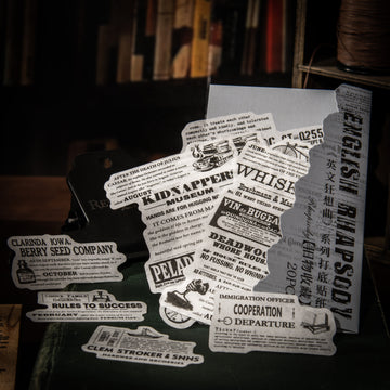 English Rhapsody Washi Sticker