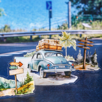 Travel Highway PET Sticker