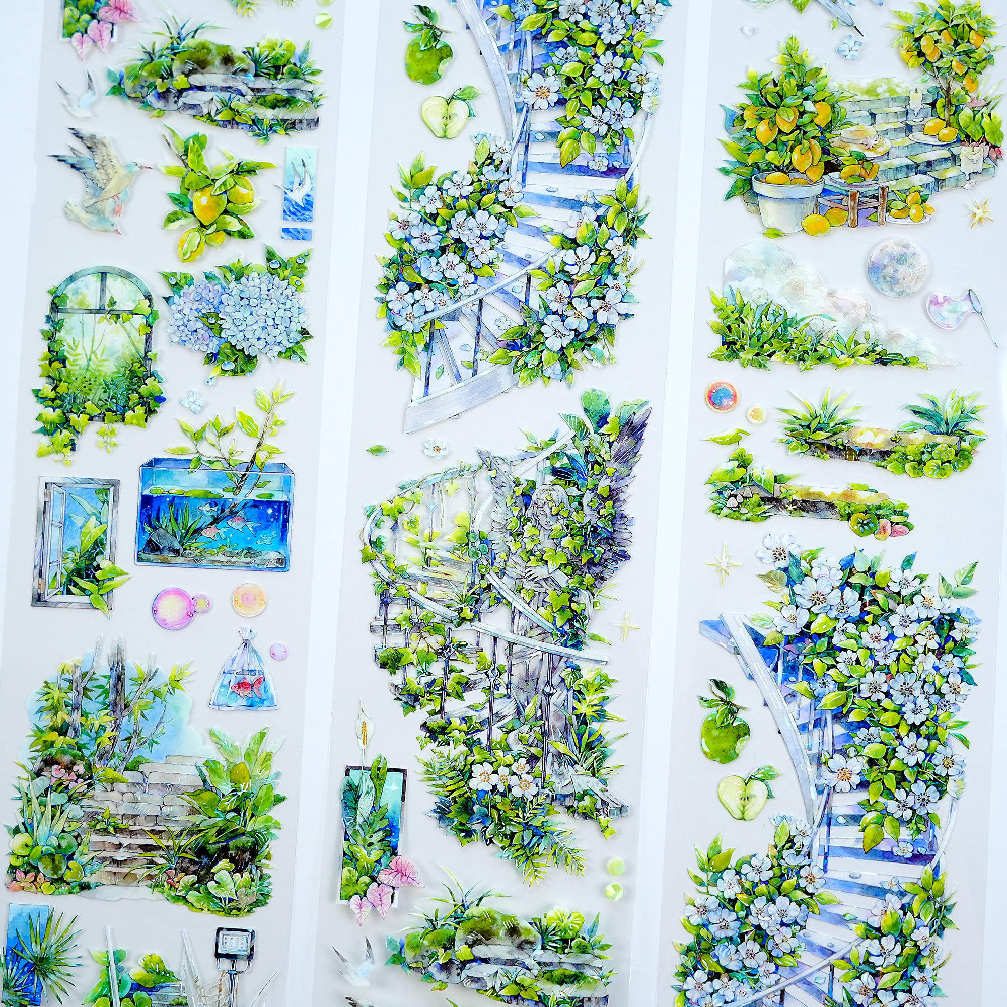 【OKTM】 Stairs in a dream PET Landscaping Tape