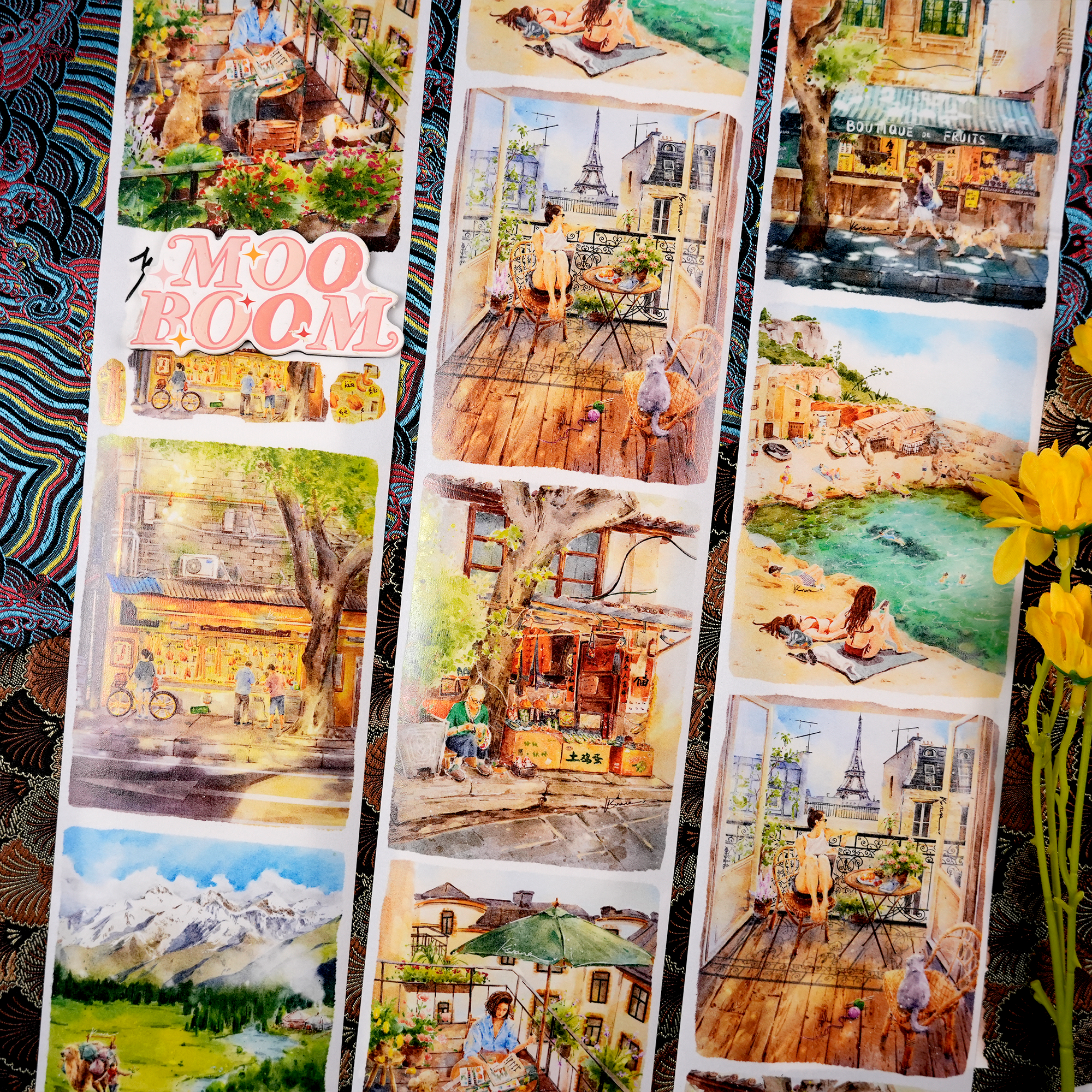 【MOOD】Leisurely life Washi Tape