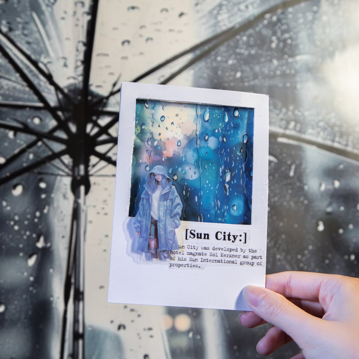 Rainy Day PET Sticker