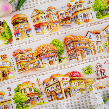 【ZERO】Bread Town PET Landscape Tape