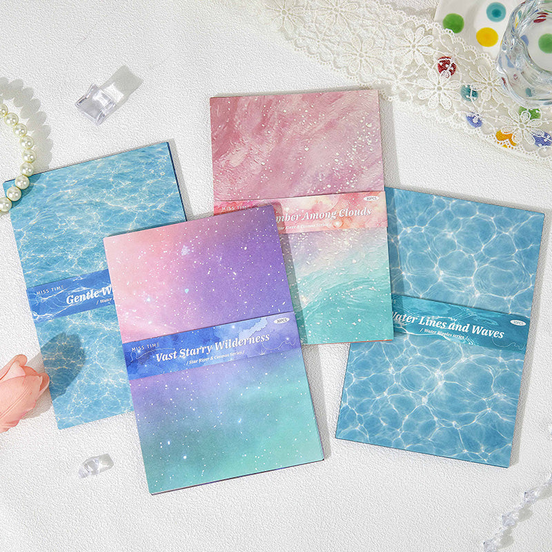 Cosmic Water Ripple Dream Scrapbooking Paper