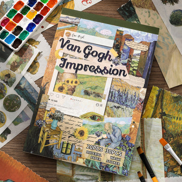 Impression of Van Gogh Scrapbooking Book