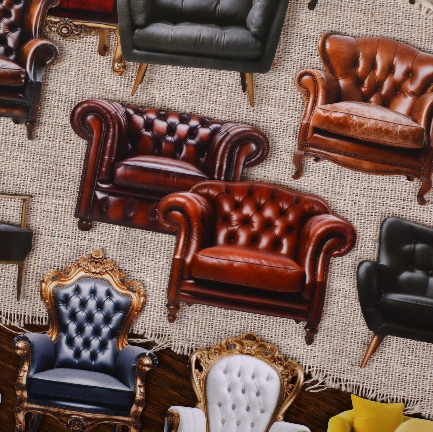 Cozy Sofa Sticker for journaling and scrapbooking