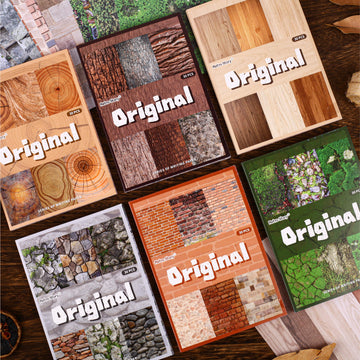 Vintage Trees Scrapbooking Paper