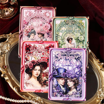 Baroque Garden Girl Pre-cut Sticker Book