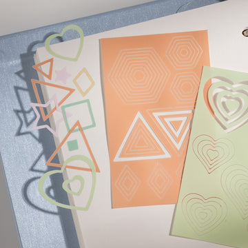 The Colors of Baudoin Border Lines Sticker